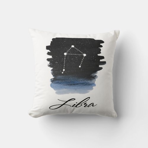 Libra Astrological sign Throw Pillow
