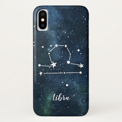 Libra  Astrological Zodiac Sign Constellation iPhone XS Case