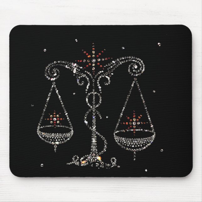 Libra Astrology Mousepad (Front)