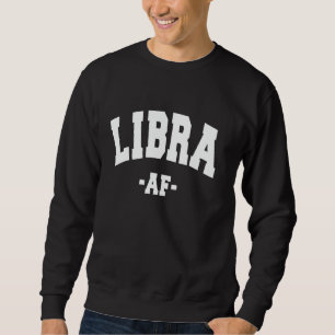 LIBRA ASTROLOGY ZODIAC STAR SIGN DECORATIONS WOMEN SWEATSHIRT
