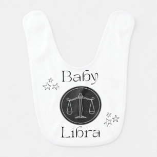 Libra Baby Bib Zodiac