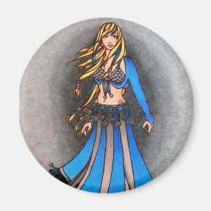 Libra Belly Dancer Magnet