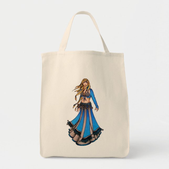 Libra Belly Dancer Tote Bag (Front)