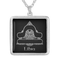 Libra Birth Sign Celtic Knot Zodiac Necklace