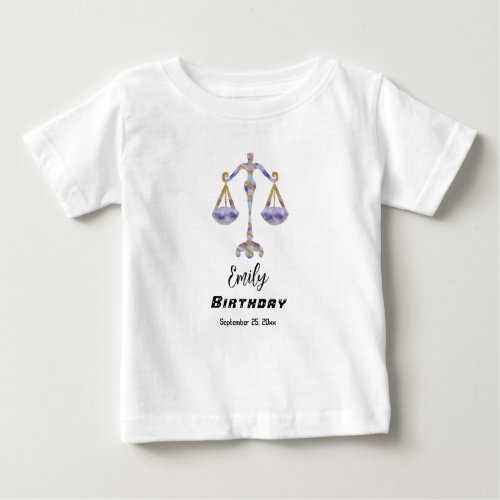 Libra Birthday Guest of Honor Baby T_Shirt