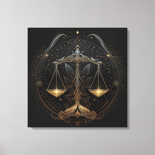 Libra Canvas Art