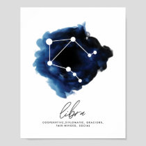Libra Constellation Character Traits Poster