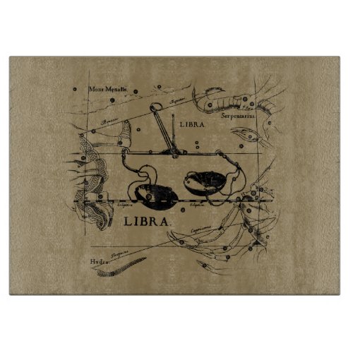 Libra Constellation Hevelius 1690 Decor Cutting Board