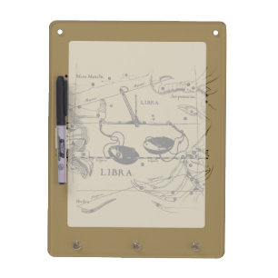 Libra Constellation Hevelius 1690 Decor Dry Erase Board