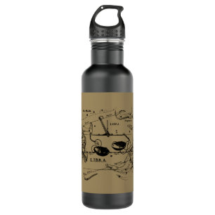 Libra Constellation Hevelius 1690 Sept23 - Oct22 Water Bottle