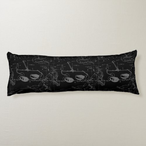 Libra Constellation Hevelius circa 1690 Body Pillow