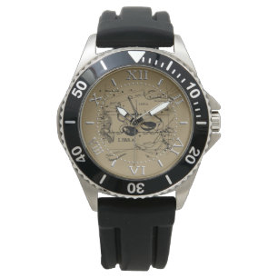 Libra Constellation Map Hevelius 1690 Dial Watch