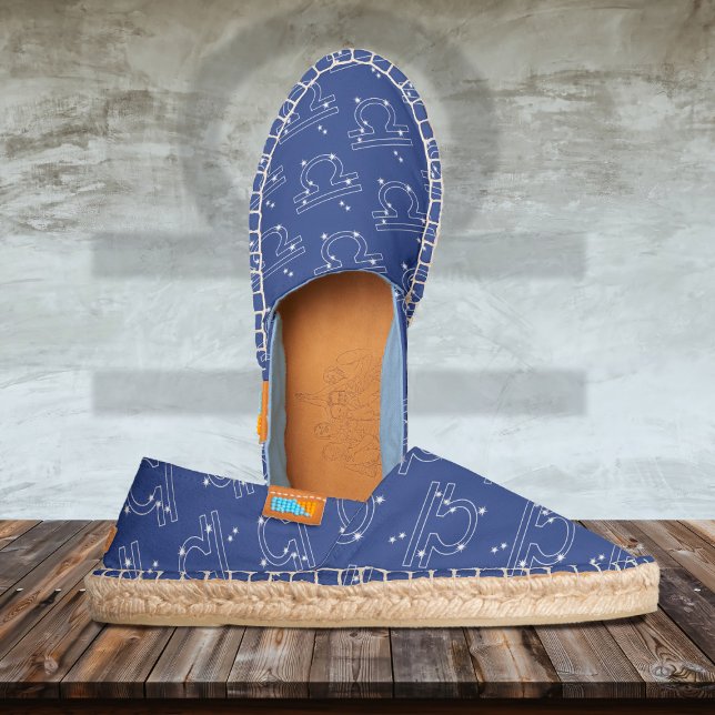Libra Constellation Zodiac Astrology Espadrilles (Libra babe? These are the shoes just for you. Change the color to make them unique)