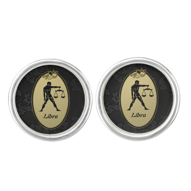 Libra Cufflinks (Front)