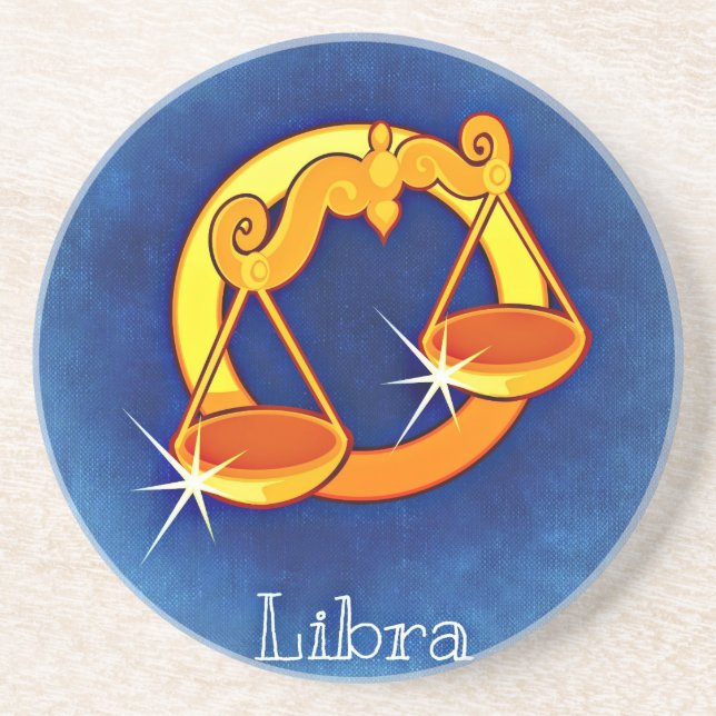 Libra Drink Coaster (Front)