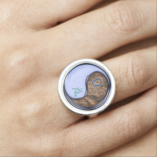 Libra & Earth Dog Ring