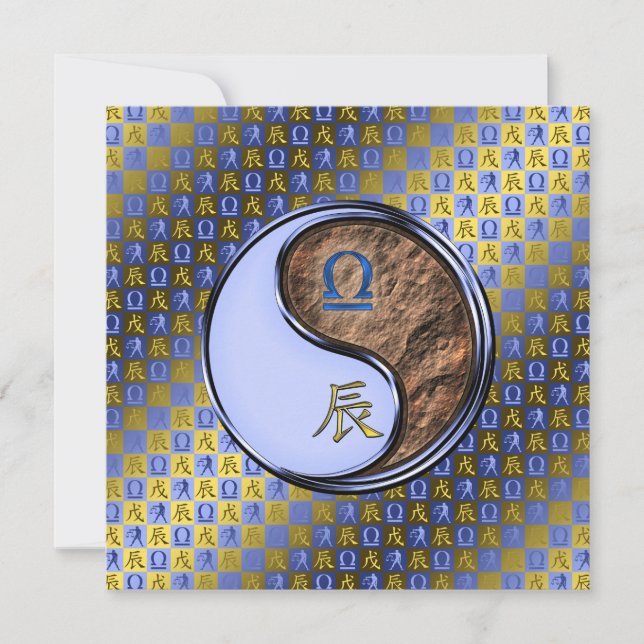 Libra & Earth Dragon Card (Front)