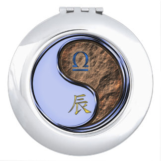 Libra & Earth Dragon Compact Mirror