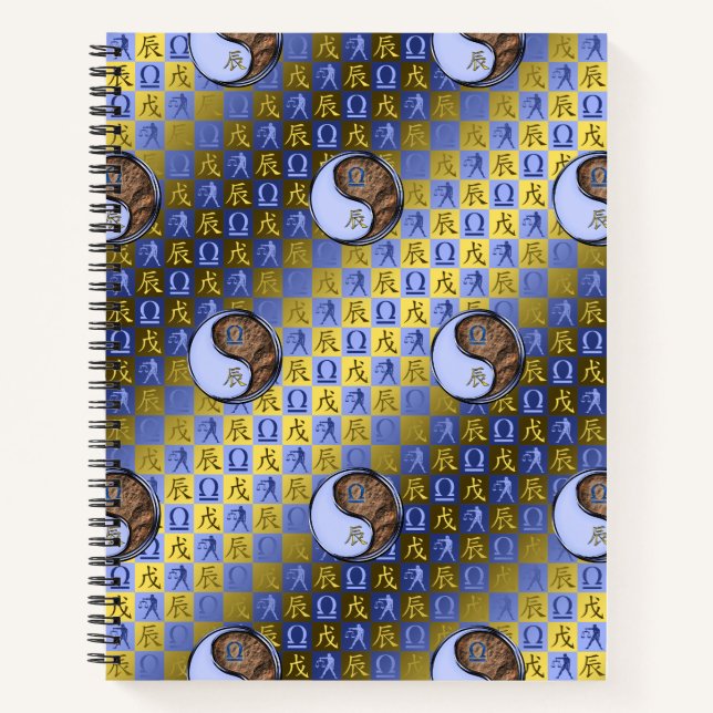 Libra & Earth Dragon Notebook (Front)