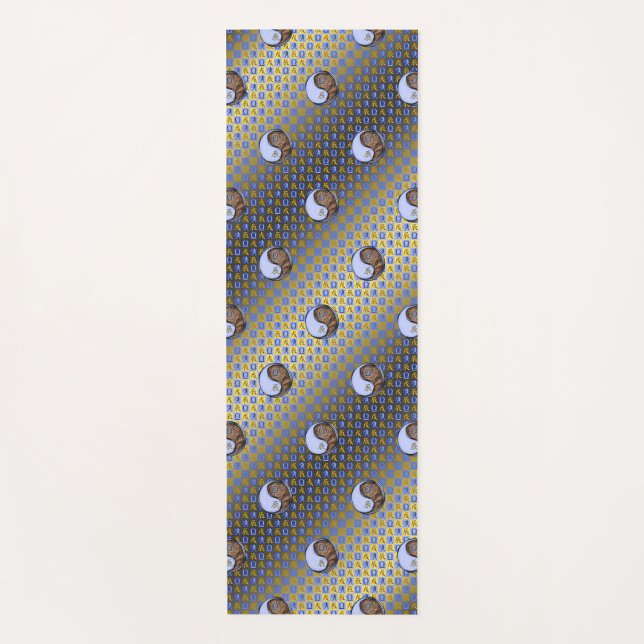 Libra & Earth Dragon Yoga Mat (Front)