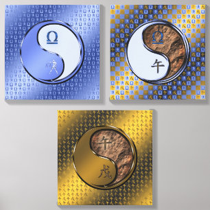 Libra & Earth Horse Canvas Photo Tile