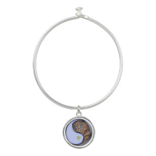 Libra & Earth Monkey Bangle Bracelet