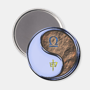 Libra & Earth Monkey Magnet