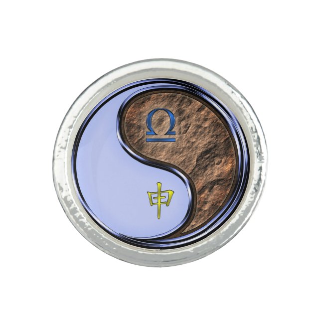 Libra & Earth Monkey Ring (Front)