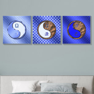 Libra & Earth Ox Canvas Photo Tile