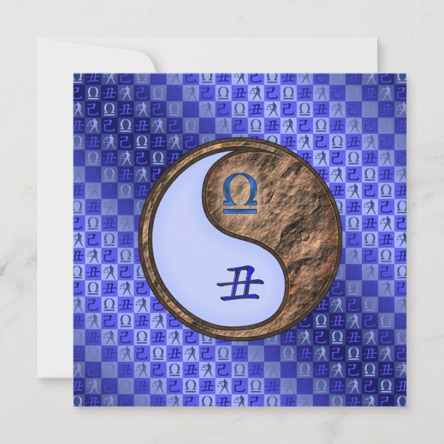 Libra & Earth Ox Card (Front)