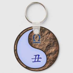 Libra & Earth Ox Keychain