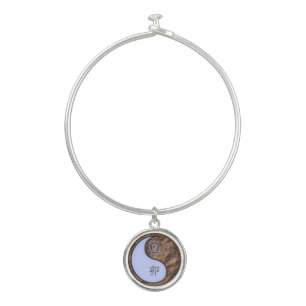Libra & Earth Rabbit Bangle Bracelet