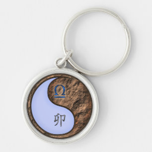 Libra & Earth Rabbit Keychain
