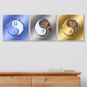 Libra & Earth Rat Canvas Photo Tile