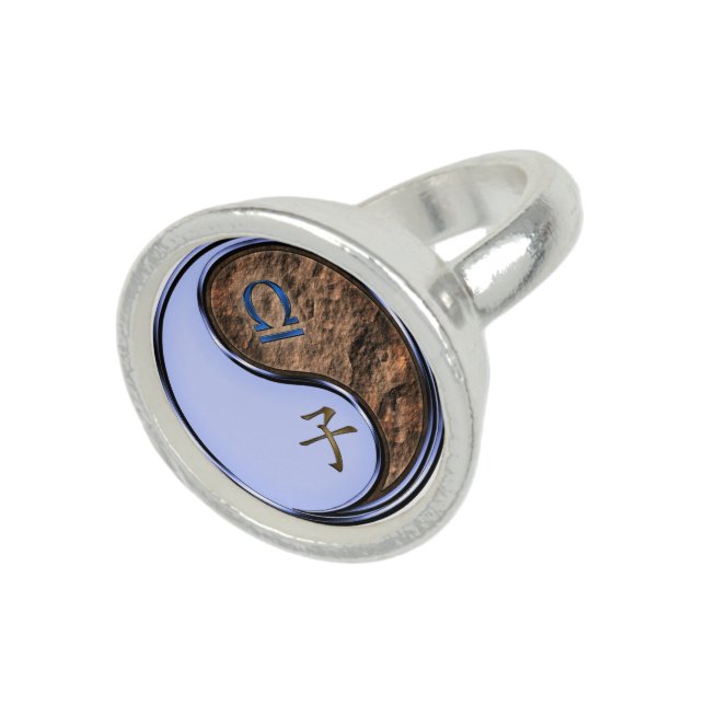 Libra & Earth Rat Ring (Top)