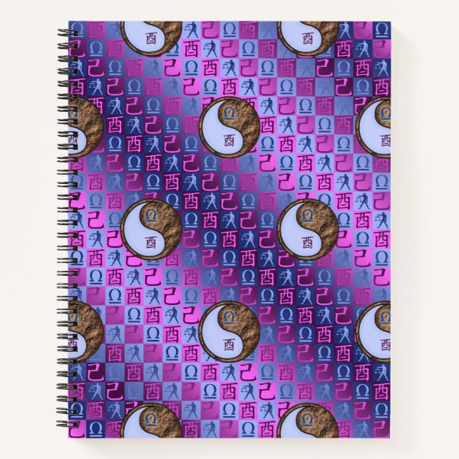 Libra & Earth Rooster Notebook (Front)