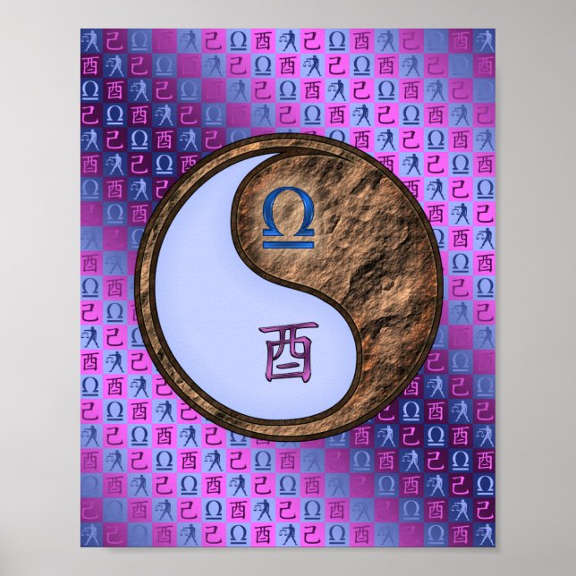 Libra & Earth Rooster Poster (Front)