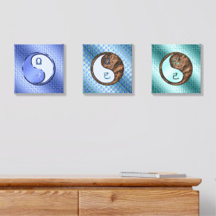 Libra & Earth Snake Canvas Photo Tile
