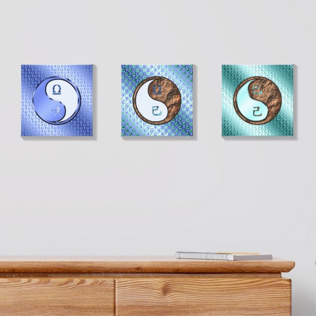 Libra & Earth Snake Canvas Photo Tile (Dresser)