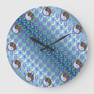 Libra & Earth Snake Large Clock