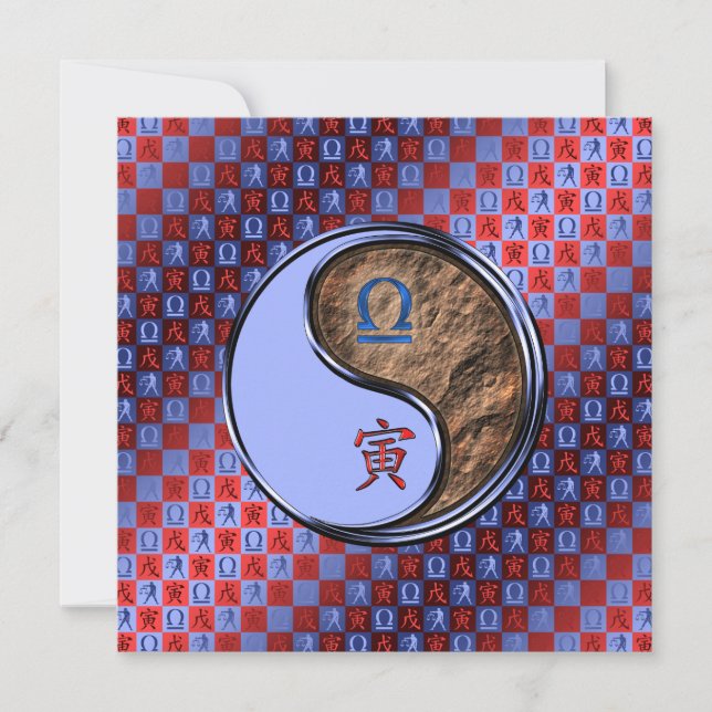 Libra & Earth Tiger Card (Front)