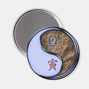 Libra & Earth Tiger Magnet