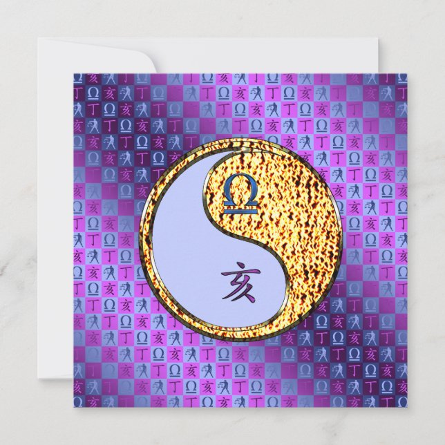 Libra & Fire Boar Card (Front)