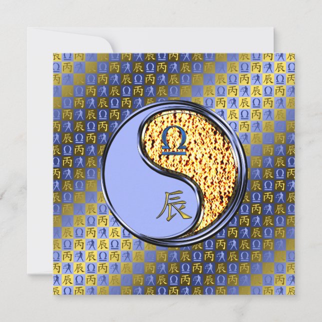 Libra & Fire Dragon Card (Front)