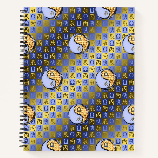 Libra & Fire Dragon Notebook (Front)