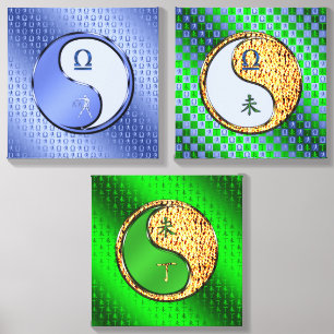 Libra & Fire Goat Canvas Photo Tile