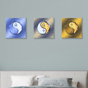 Libra & Fire Horse Canvas Photo Tile