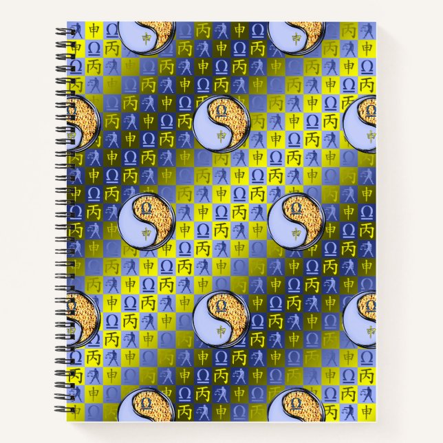 Libra & Fire Monkey Notebook (Front)