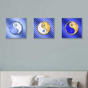 Libra & Fire Ox Canvas Photo Tile