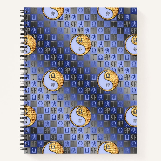 Libra & Fire Rabbit Notebook (Front)